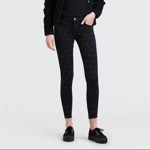 Levi’s 711 SKINNY STUDDED ANKLE WOMEN'S JEANS Size 29